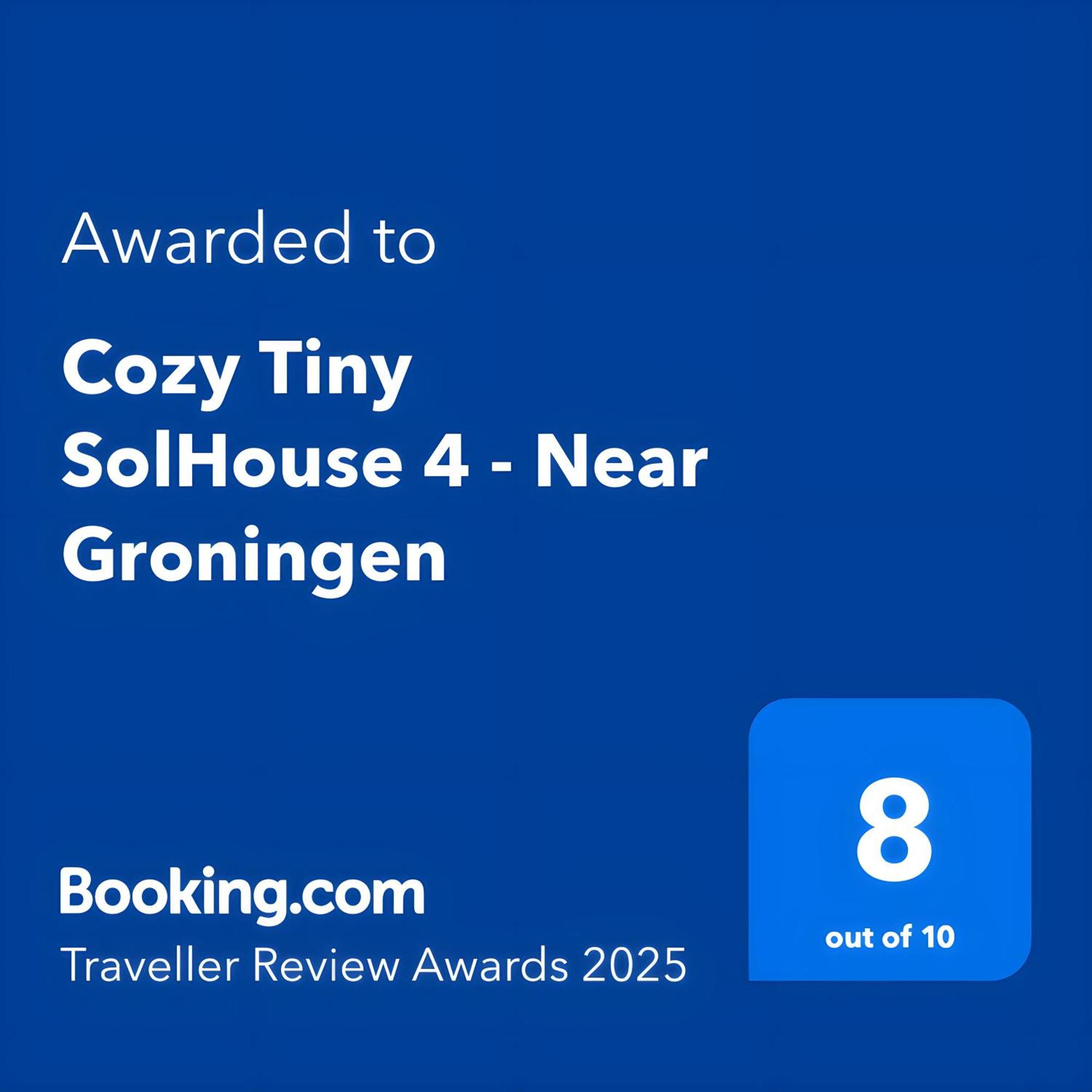 Kropswolde Cozy Tiny Solhouse 4 - Near Groningenヴィラ エクステリア 写真